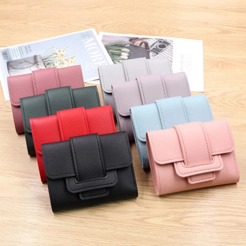 Product image KAHASIL - Dompet Lipat Wanita Mini Kecil Kulit PU Leather KHDP48 all variant MERAH